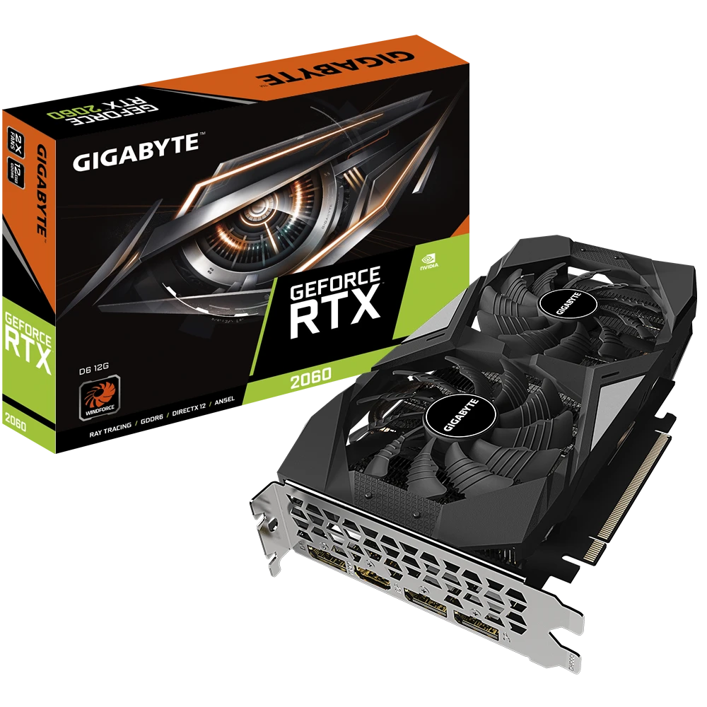 Gigabyte GeForce RTX 2060 D6 12G